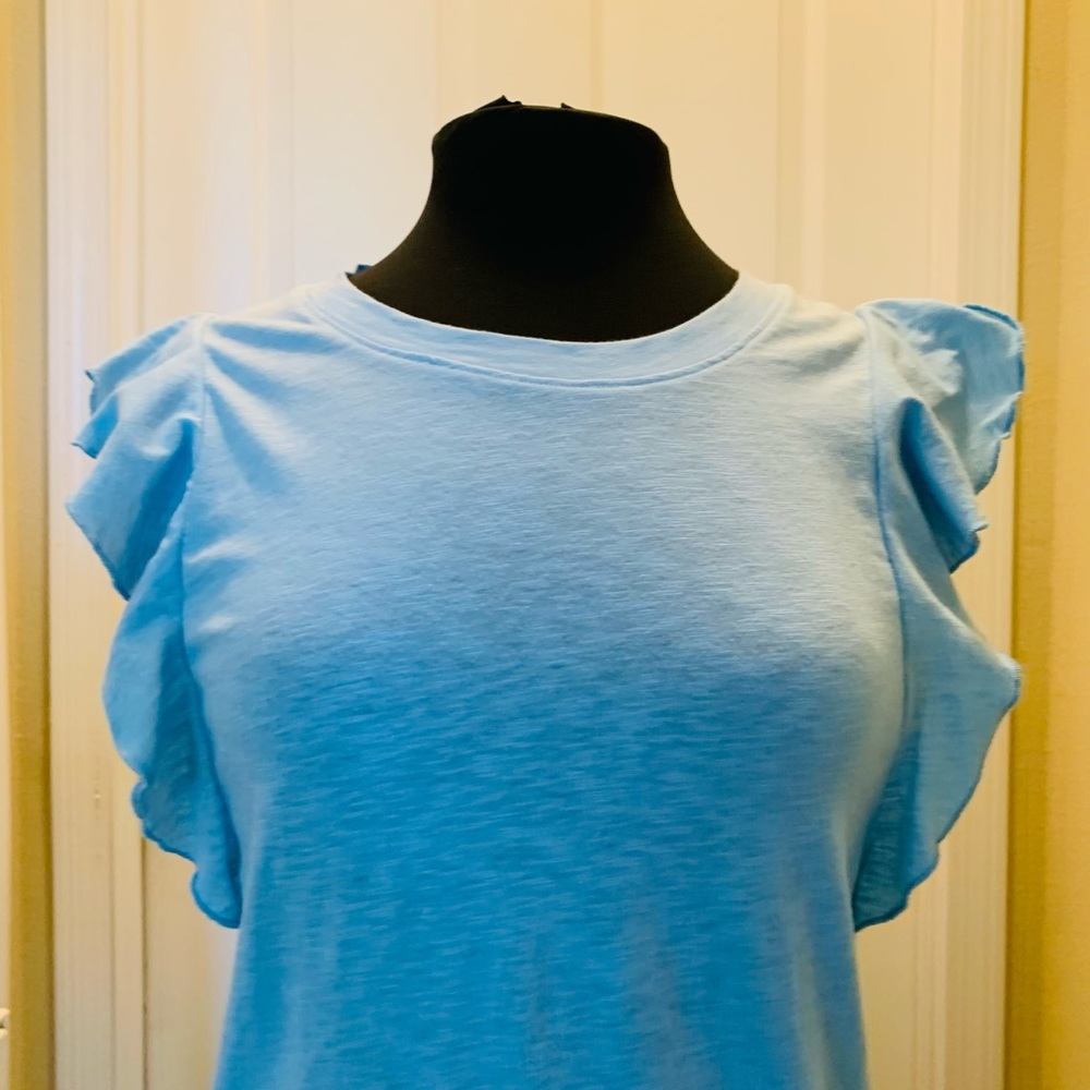 Jessica Simpson light blue sleeveless top szM